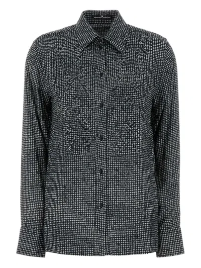 ERMANNO SCERVINO HOUNDSTOOTH-PATTERN SHIRT