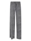 Ermanno Scervino Houndstooth Trousers In White