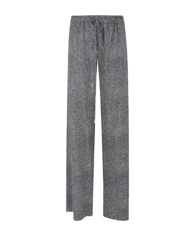 Ermanno Scervino Plaid Trousers In Gray