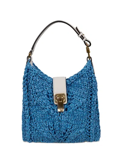Ermanno Scervino Interwoven Tote Bag In Blue