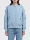 Ermanno Scervino Technical Fabric Bomber In Blue