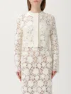 Ermanno Scervino Jacke  Damen Farbe Weiss