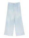 Ermanno Scervino Trousers Clear Blue In Light Blue