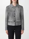 Ermanno Scervino Gingham-check Button-up Jacket In Multi