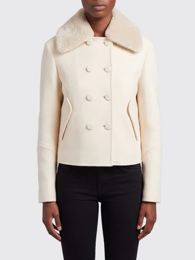 Ermanno Scervino Jacket Woman Color Ivory In Pink