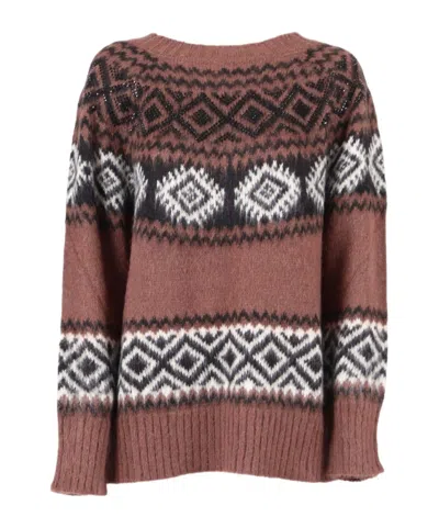 ERMANNO SCERVINO JACQUARD PATTERNED SWEATER
