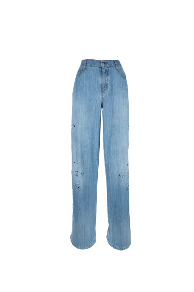 Ermanno Scervino Jeans In Blue