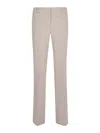 Ermanno Scervino Straight-leg Trousers With Subtle Pleats In Multi