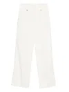 Ermanno Scervino Jeans With Eyelet Decoration In White