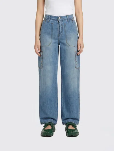 Ermanno Scervino ジーンズ  レディース カラー デニム In Blue