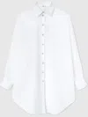 Ermanno Scervino Jewelled-buttons Poplin Shirt In Weiss