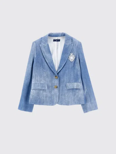 Ermanno Scervino Junior Blazer Kids In Blue