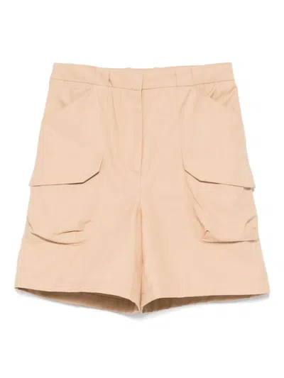 Ermanno Scervino Junior Kids' Cargo Shorts In Neutrals