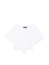 Ermanno Scervino Junior Cut-out T-shirt In White