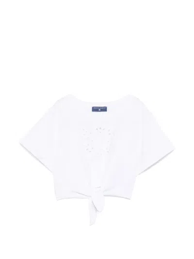 Ermanno Scervino Junior Cut-out T-shirt In White