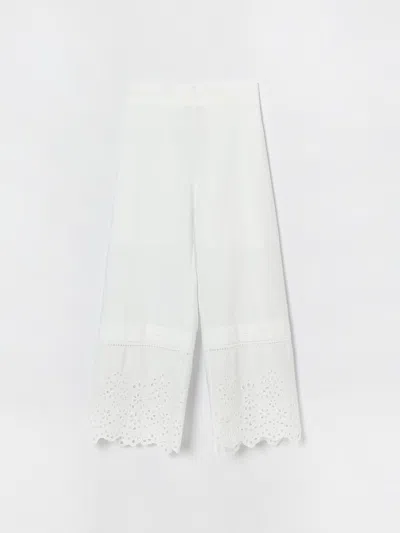 Ermanno Scervino Junior Pants Kids  In White