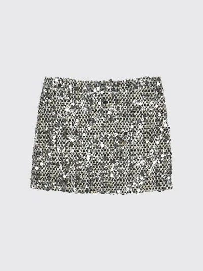 Ermanno Scervino Junior Skirt Kids Color Silver In White