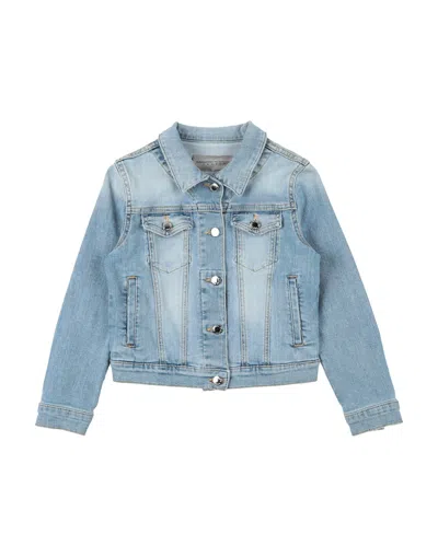 Ermanno Scervino Junior Babies'  Denim Outerwear In Blue