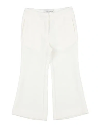 Ermanno Scervino Junior Babies'  Toddler Girl Pants White Size 4 Polyester, Elastane