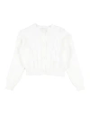 Ermanno Scervino Junior Woman Cardigan White Size 8 Cotton In White