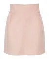Ermanno Scervino Falda Semilarga - Rosado In Nude