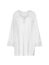 Ermanno Scervino Kaftan Mini Dress In White