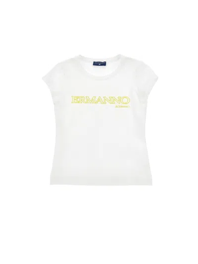 Ermanno Scervino Kids  Ermanno Logo T-shirt In White