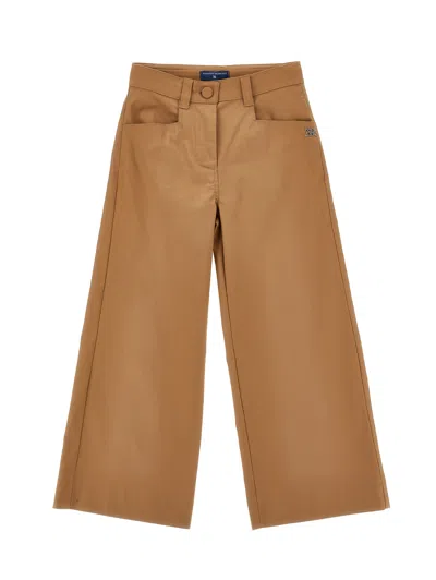 Ermanno Scervino Kids  Pants With Pockets In Brown