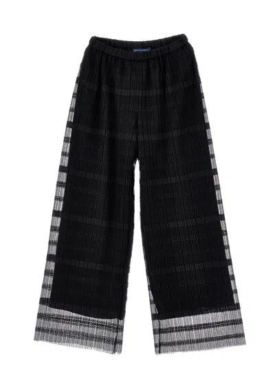 Ermanno Scervino Kids  Pleated Trousers In Black