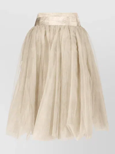 Ermanno Scervino Knee-length Skirt In Neutral