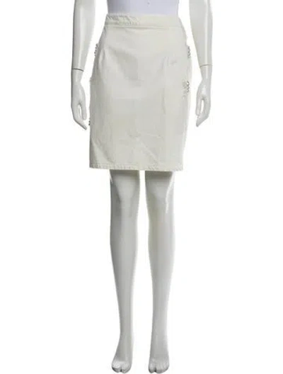 Pre-owned Ermanno Scervino Knee-length Skirt In Neutral