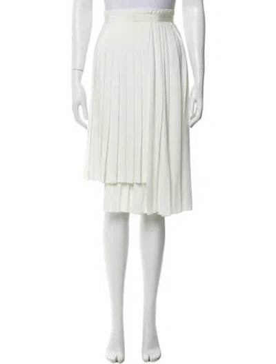 Pre-owned Ermanno Scervino Knee-length Skirt In White