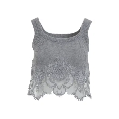 Ermanno Scervino Knit Tank Top