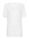 ERMANNO SCERVINO CAMISETA - BLANCO