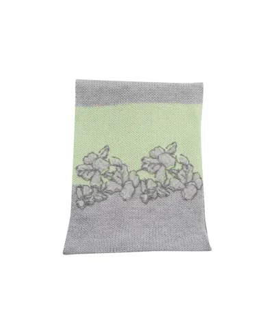 Ermanno Scervino Knitted Scarf In Gray