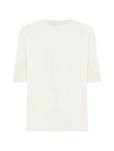 Ermanno Scervino Knitted T-shirt In White
