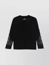 Ermanno Scervino Knitwear Cardigan With V-neck And Lace Sleeves In Black