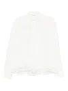 Ermanno Scervino Shirt With Embroidery In White
