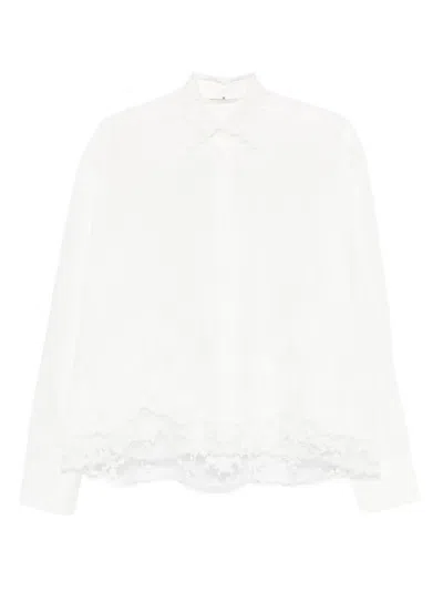 ERMANNO SCERVINO LACE COLLAR SHIRT