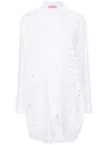 ERMANNO SCERVINO LACE COTTON OVERSIZED SHIRT