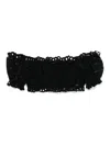Ermanno Scervino Cotton Blend Off-shoulder Crop Top
