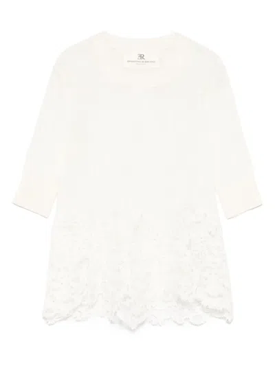 Ermanno Scervino Lace-detail Blouse