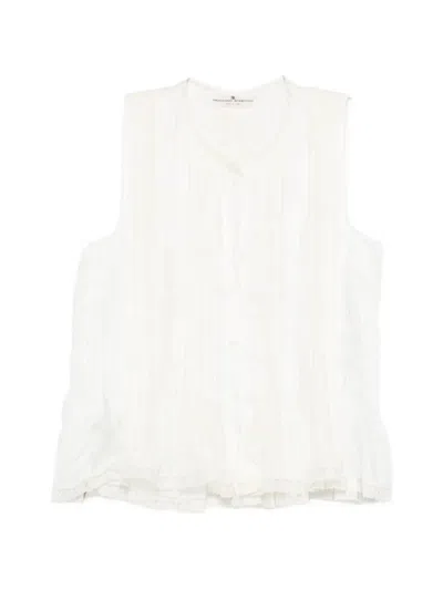 Ermanno Scervino Lace-detail Blouse In White