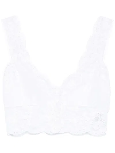Ermanno Scervino Lace-detail Cotton Top In White