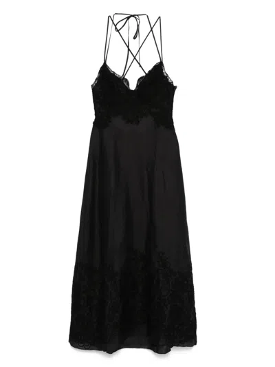 ERMANNO SCERVINO LACE-DETAIL DRESS