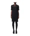 Ermanno Scervino Asymmetric Floral Lace Dress In Black