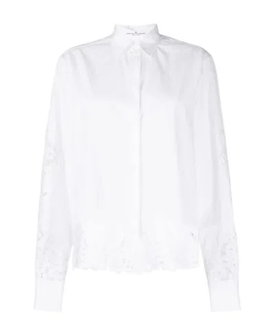 Ermanno Scervino Lace Detail Shirt In White