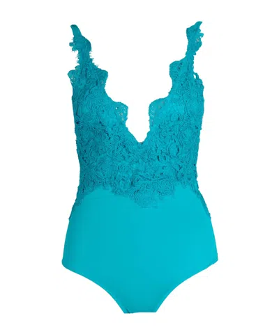 ERMANNO SCERVINO LACE DETAIL SWIMSUIT