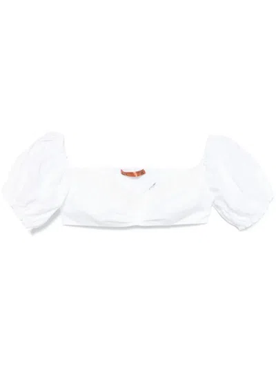 Ermanno Scervino Lace-detail Top In White