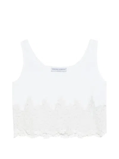 Ermanno Scervino Lace-detail Top In White
